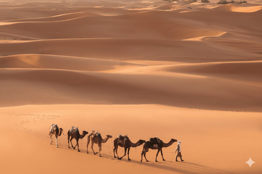 Private Luxury 4 Days Desert Adventure to Merzouga & Erg Chebbi Dunes from Marrakech