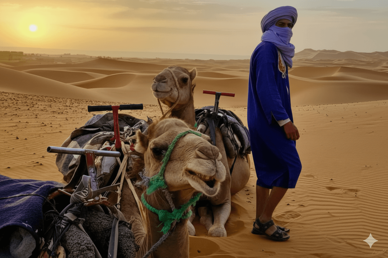 Private Luxury 4 Days Desert Adventure to Merzouga & Erg Chebbi Dunes from Marrakech