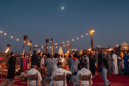 Agafay Desert Sunset & Camel Ride and Dinner Show