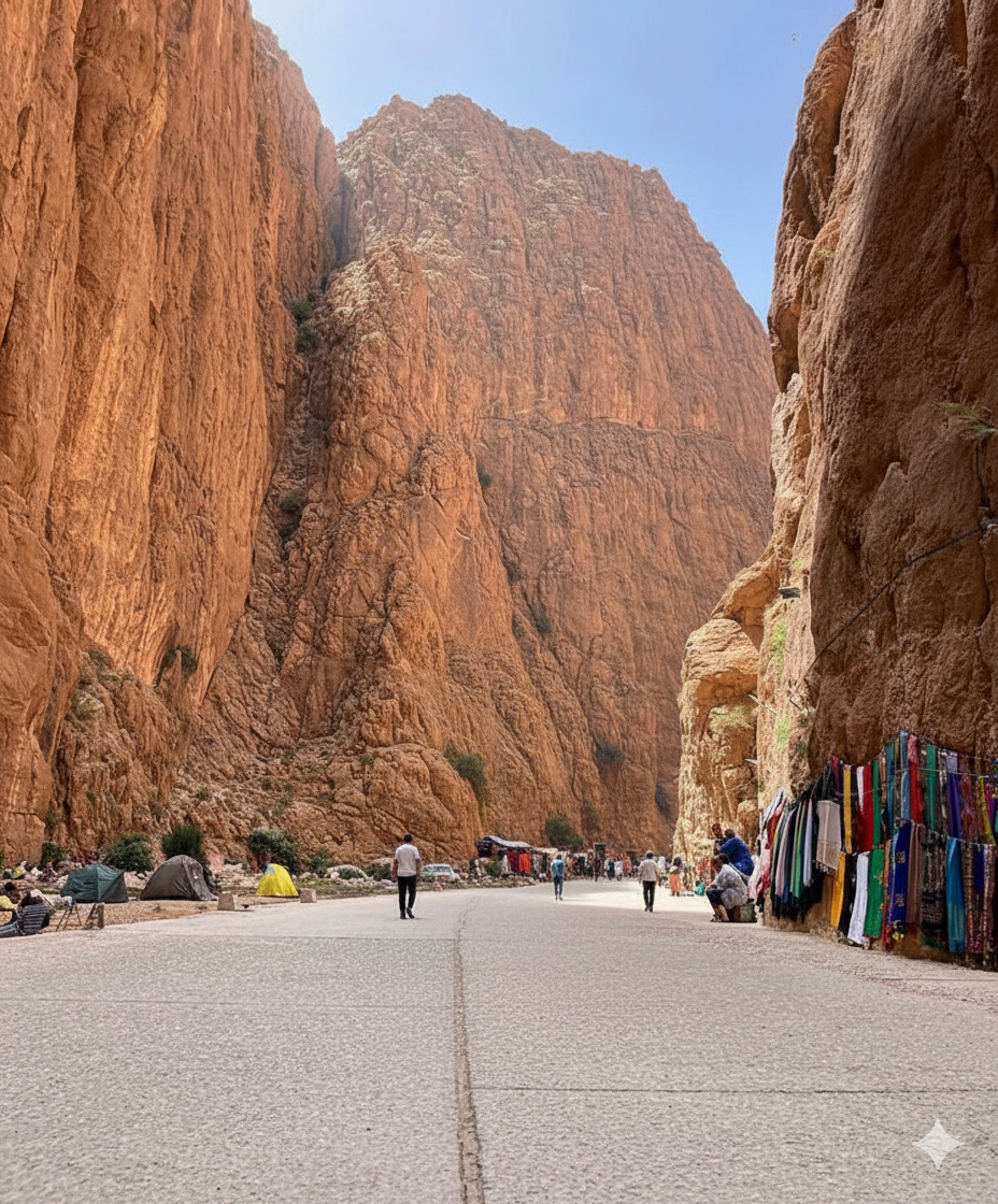 <span> Day 2 </span>From Dades Gorges to Merzouga – Todgha Gorge & Camel Trek in the Sahara