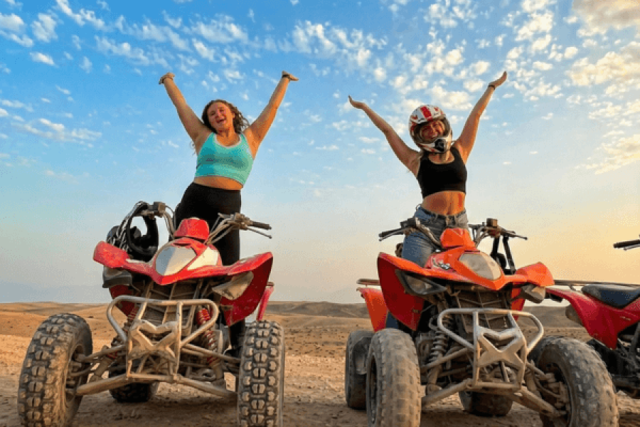 Private Activity:  One-hour Quad ride in Agafay Desert Marrakech